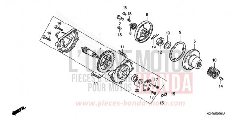 OELPUMPE (2) CG125M1 de 2001